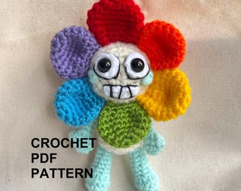 Dandy Flower, LOW-SEW, Dandys World Crochet Pattern - Etsy