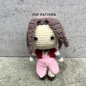 DIY PATTERN - Aerith Gainsborough (FFVII) - Amigurumi Crochet Pattern