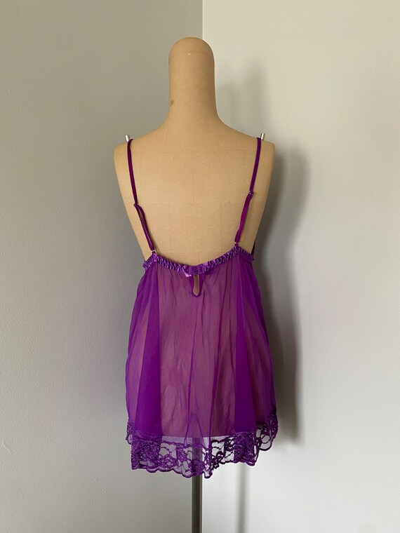 Vintage purple Fredericks of Hollywood lingerie s… - image 5