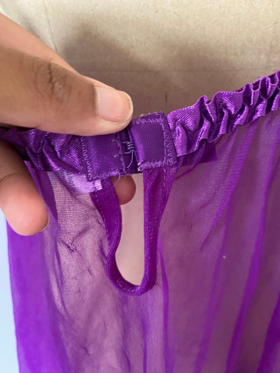 Vintage purple Fredericks of Hollywood lingerie s… - image 6