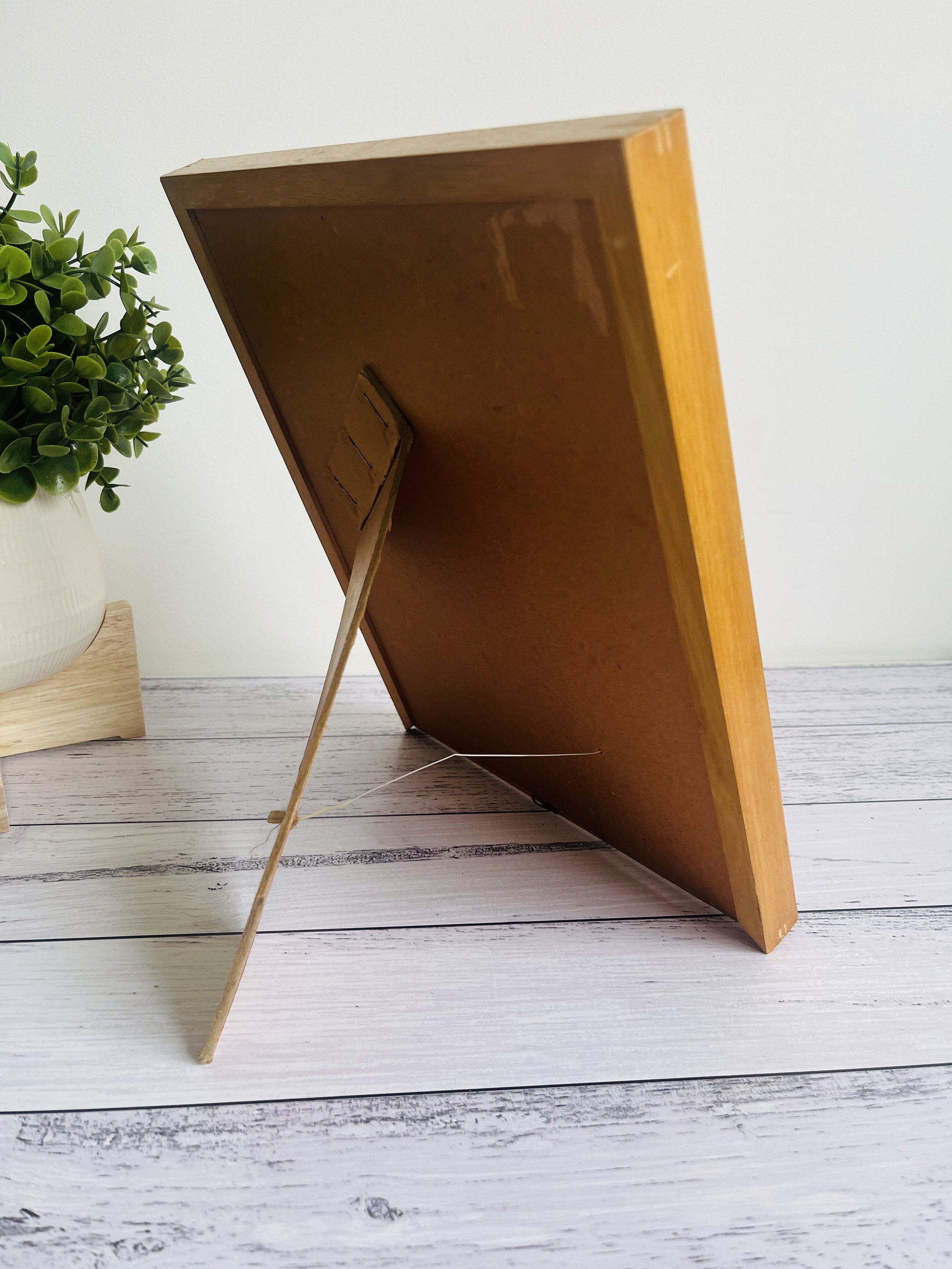 Large Vintage Picture Frame Solid Wooden Large Picture Frame Etsy