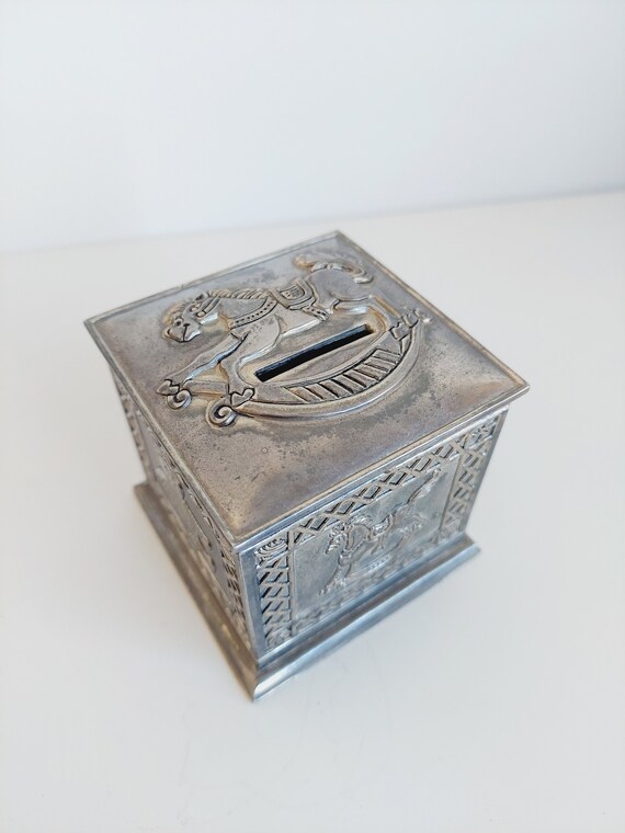 Vintage Cash Register Box Vintage Metal Cash Saving Box Etsy Australia