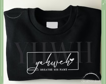 Yahweh SVG: Christian Names, Bible Design (Digital Files)