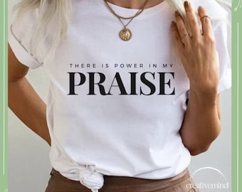 Power in My Praise SVG: Christian Worship Design (Digital Files)