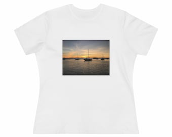 Women's Sunset Photo Premium Tee