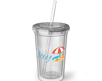 Beach Day Acrylic Cup