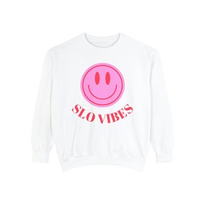 Happy Face San Luis Obispo Vibes Sweatshirt