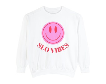 Happy Face San Luis Obispo Vibes Sweatshirt