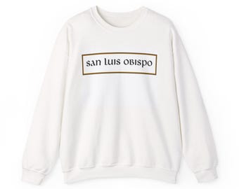 San Luis Obispo box logo Sweatshirt | City name crewneck
