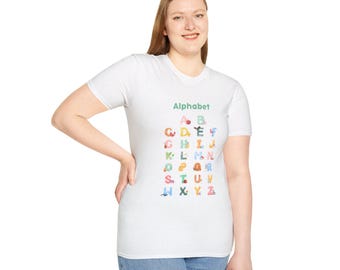 Alphabet Teacher Softstyle T-Shirt