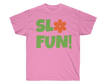 Pink and Green San Luis Obispo Fun T shirt