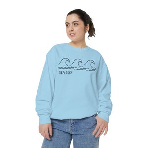 Ocean Waves Sweatshirt Sea San Luis Obispo in Style
