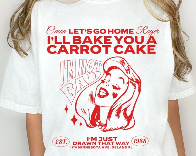 Jessica Rabbit Shirt, Roger Rabbit Shirt, Disneyland Merch, Cute Retro ...