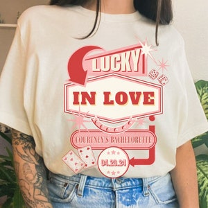 Las Vegas Bachelorette Shirts, Lucky In Love Bride, Vegas Bride Shirt, Las Vegas Bach, Las Vegas Bachelorette, Custom Vegas Wedding Shirt