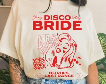 Disco Bachelorette, Disco Bachelorette Shirts, Dazed and Engaged, Disco Bachelorette Party, Last Disco Bachelorette Party, Groovy Bach