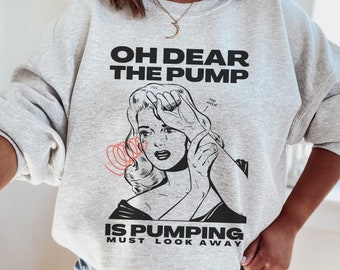 Pump is Pumpin, Gym Pump Cover, Gym Sweatshirt, Funny Gym Shirt, Cute Workout Crewneck, Gym Phrase Sweater, Women Pump Cover, Men Gym Hoodie