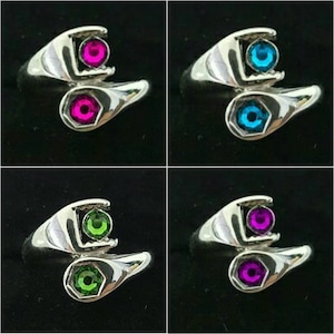 Schraubenschlüssel Ring mit Swarovski Crystal Auto Schmuck Mechaniker Drift Girl Schmuck