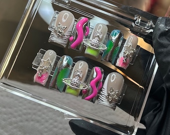 Uñas postizas Amitola Press Ons