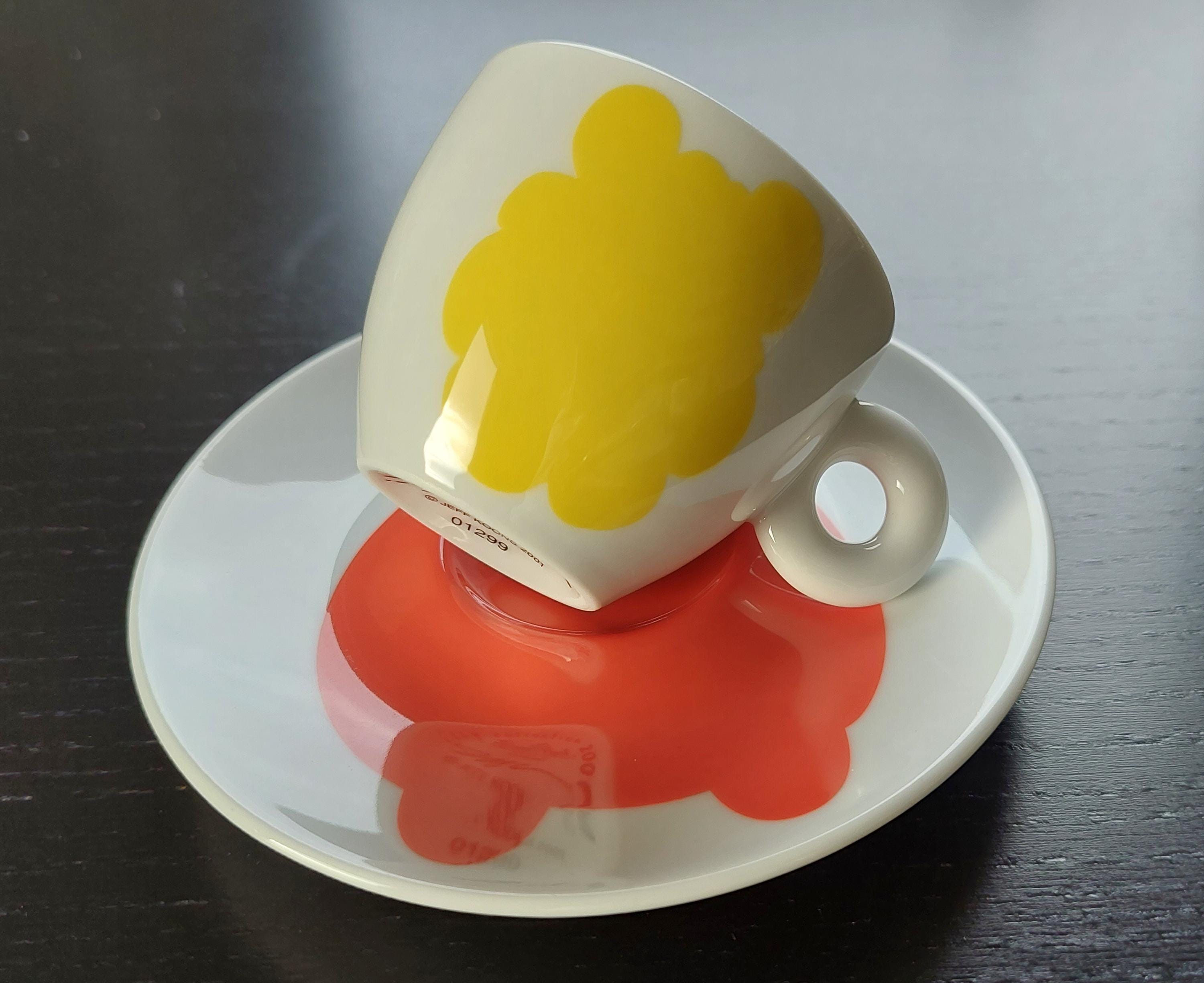 Raro set da caffè espresso della collezione Illy creato da Jeff