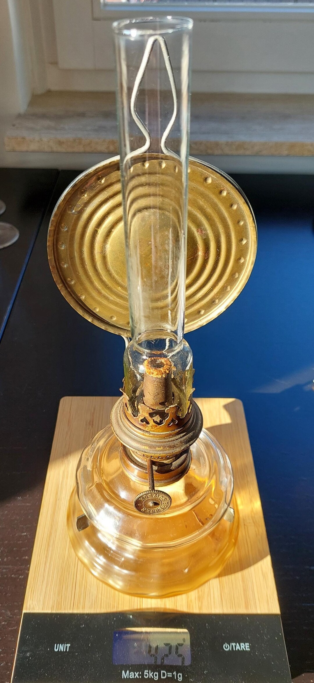 Wand-gemonteerde olielamp met glazen spiegelolielamp - retro nostalgie kerosine olielampen for keuken binnengebruik Wand-gemonteerde olielamp met glazen spiegelolielamp - retro nostalgie kerosine olielampen for keuken binnengebruik