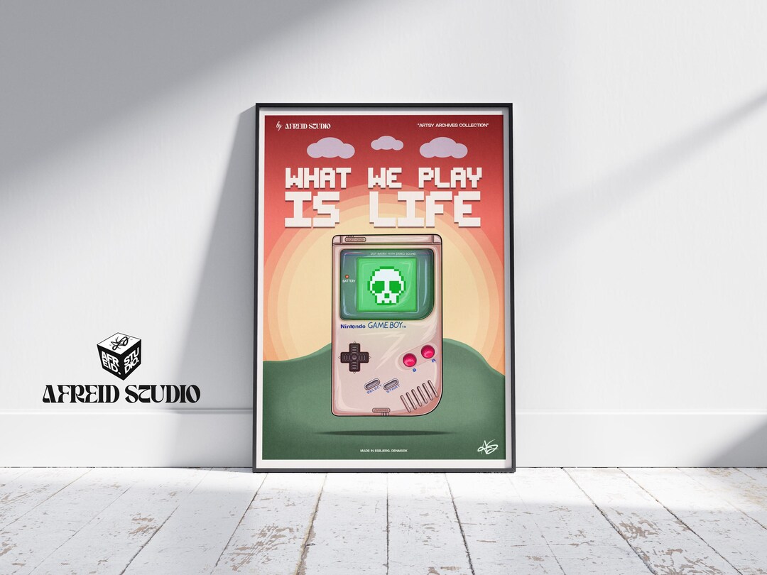 Gameboy Color // artsy Archives Collection // Original Premium Poster ...