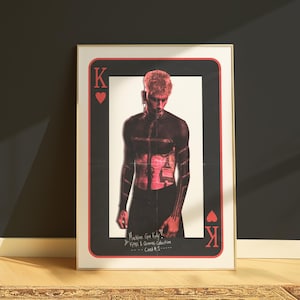 Machine Gun Kelly Playing Card #1 Poster // Kings & Queens Kollektion // von Afreid Studio