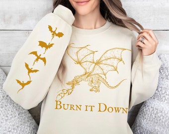 Iron Flame Sweatshirt Basgiath War College Shirt  Fourth Wing Dragon Rider Violet Sorrengail Empyrean Series Rebecca Yarros Bookish Shirt