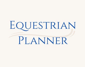 Equestrian Planner Downloadable PDF