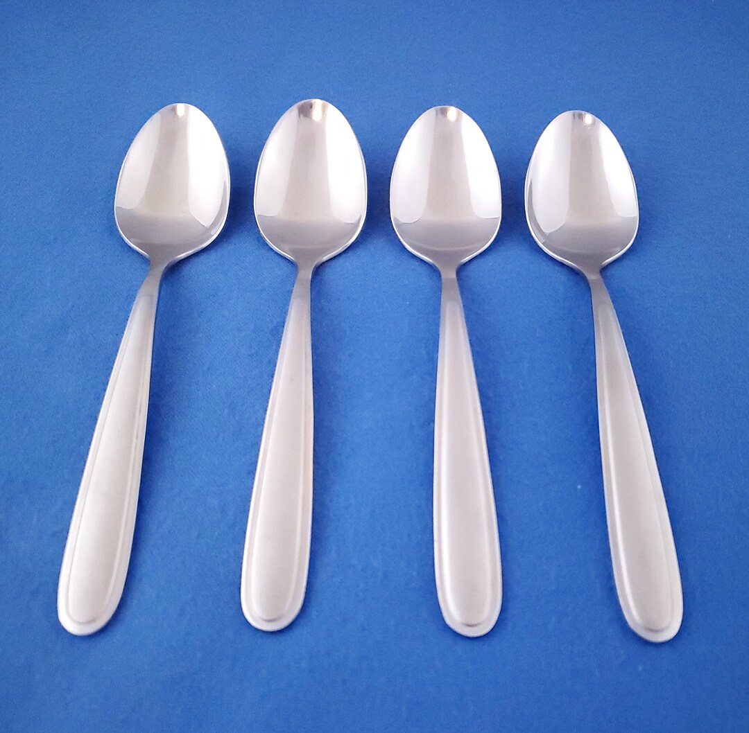 Oneida Camlynn Cleo Frost Stainless Steel Flatware Set - Geometric Frosted Handle 4 thumbnail image