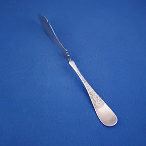 WINTHROP CANTON ~ Twisted Butter Knife 7 3/8&quot; ~ C Rogers Bros Silverplate ~ Beautiful Vintage Flatware ~ Ancient Egyptian Style Pattern