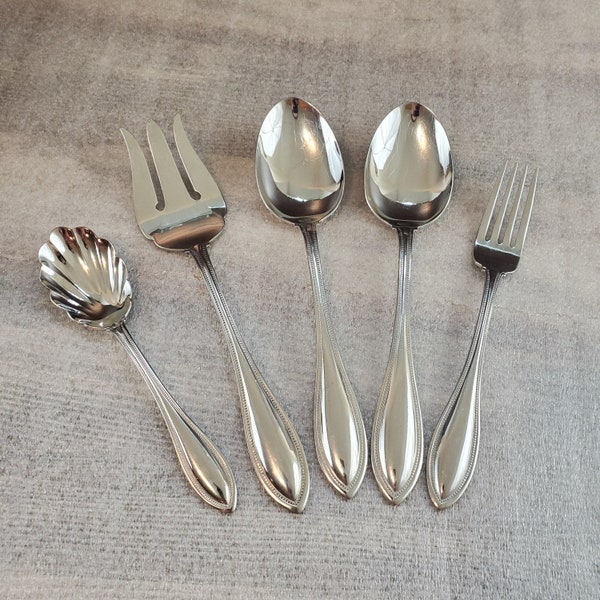 Oneida Arbor ~ American Harmony Pieces ~ Sold INDIVIDUALLY ~ Serving Fork, Serving Spoons, Sugar Spoon & Dinner Fork ~ YOU PICK