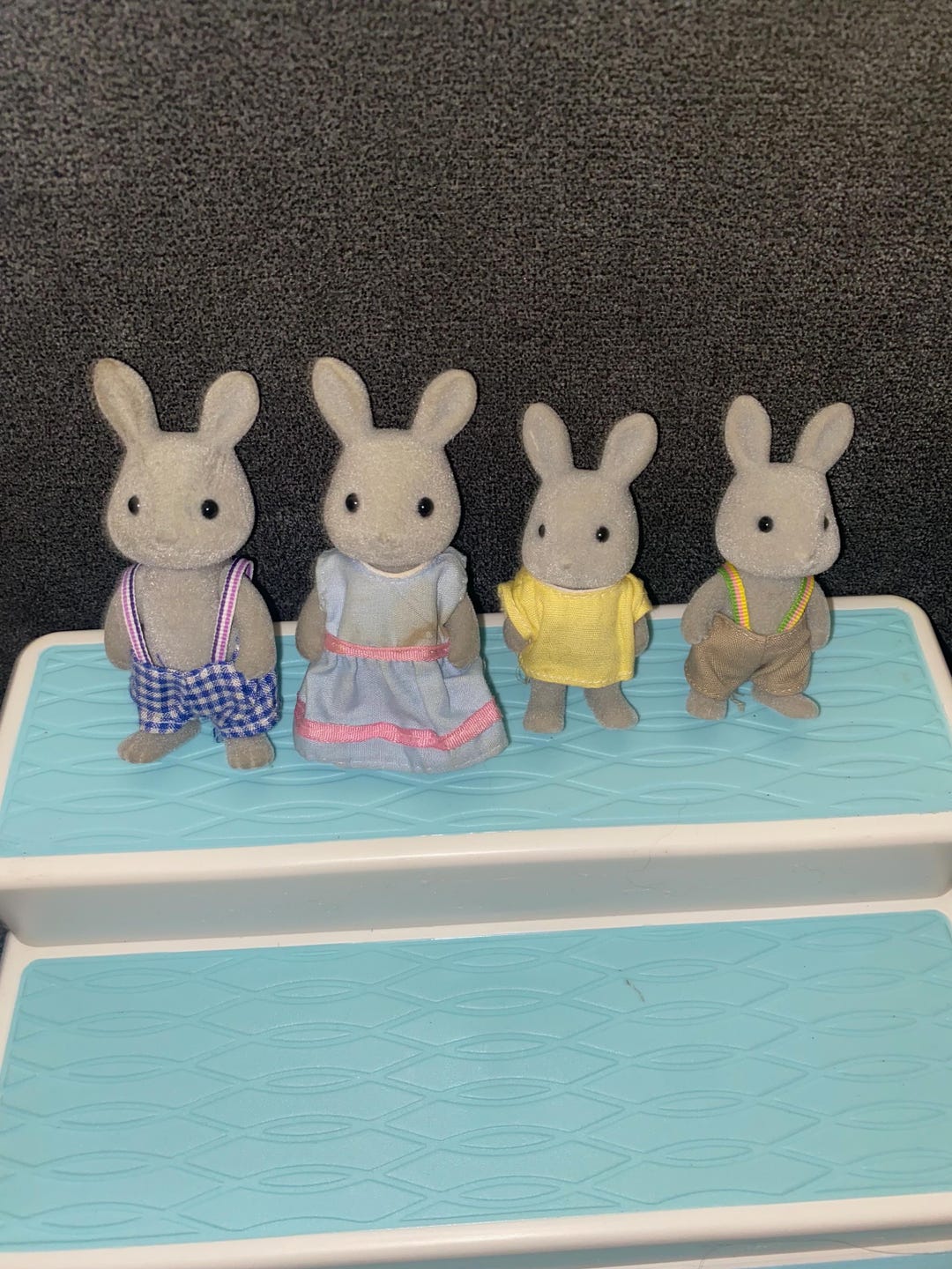 Gray Rabbit Family Sylvanian Babblebrook Grey Rabbit Family - Etsy
