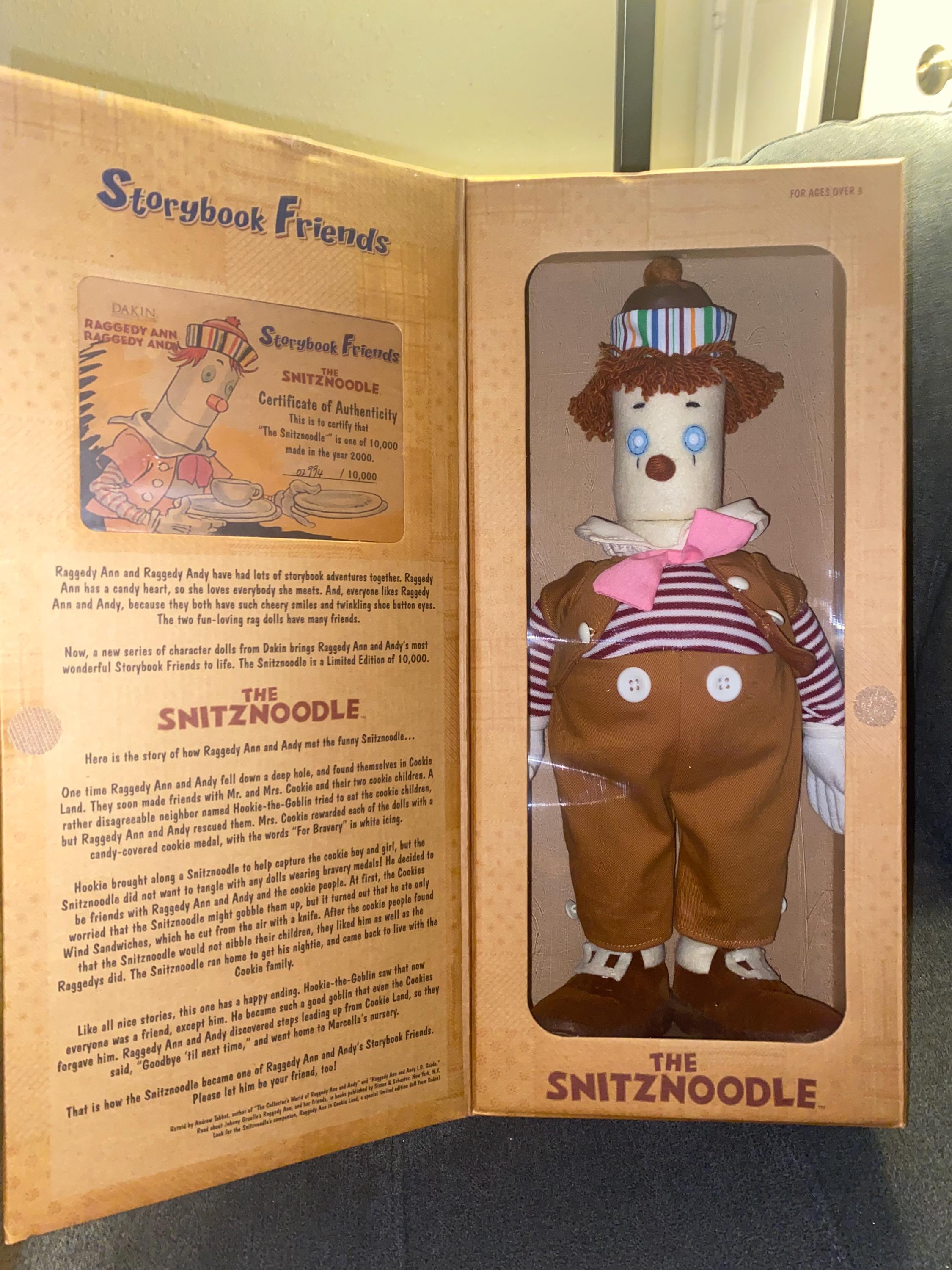 Raggedy Ann Storybook Friends Snitznoodle - Etsy
