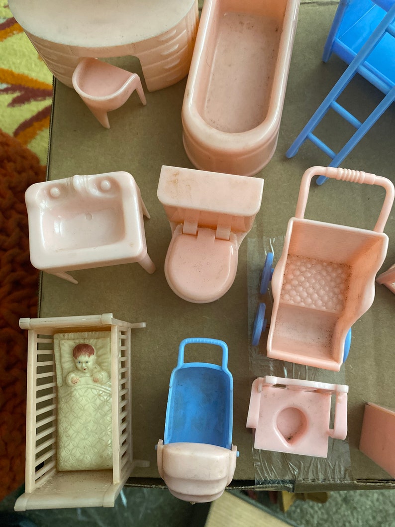 Vintage Doll Furniture Etsy