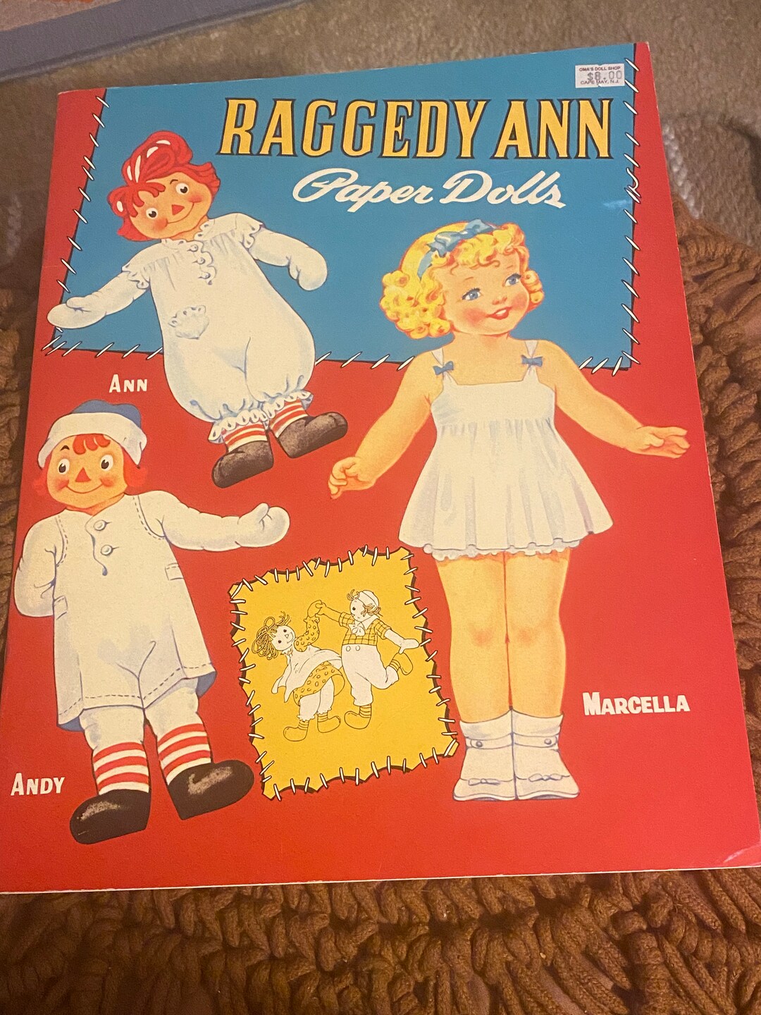 Raggedy Ann Paper Dolls Etsy