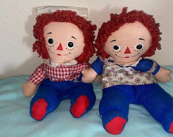 Raggedy Ann och Andy Dolls