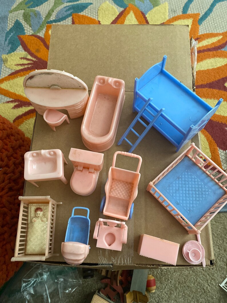 Vintage Doll Furniture Etsy