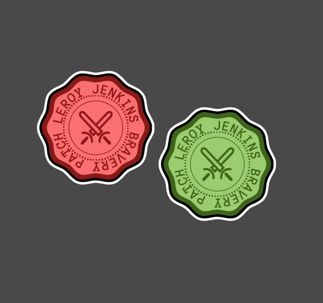 Leroy Jenkins Sticker, Vinyl Certified Procrastinator Decal, Laptop ...