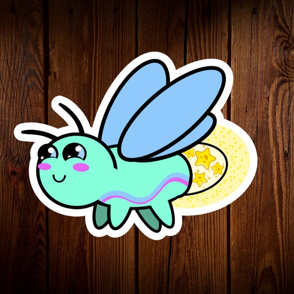 Firefly Sticker, Lightbug Decal, Light Bug Sticker, Cute Bug, Laptop Sticker, Planner, Light Bug Sticker, Hydro Flask Stickers, Bug Sticker