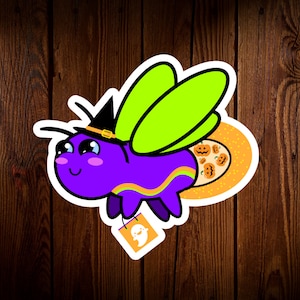 Firefly Sticker, Lightbug Decal, Halloween Sticker, Cute Bug, Trick or Treat Sticker, Light Bug Sticker, Hydro Flask Stickers, Bug Sticker