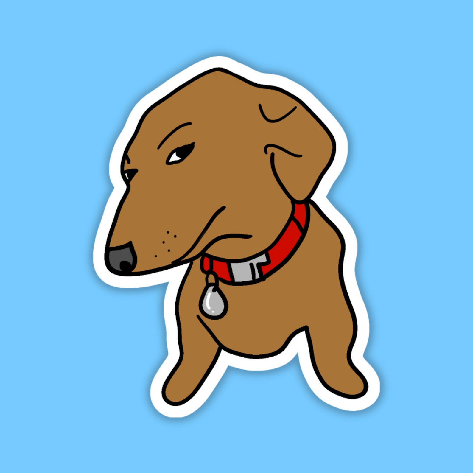 Side Eye Sticker, Side Eye Dog, Bombastic Side Eye Sticker, Bombastic Side Eye Dog Sticker, Meme