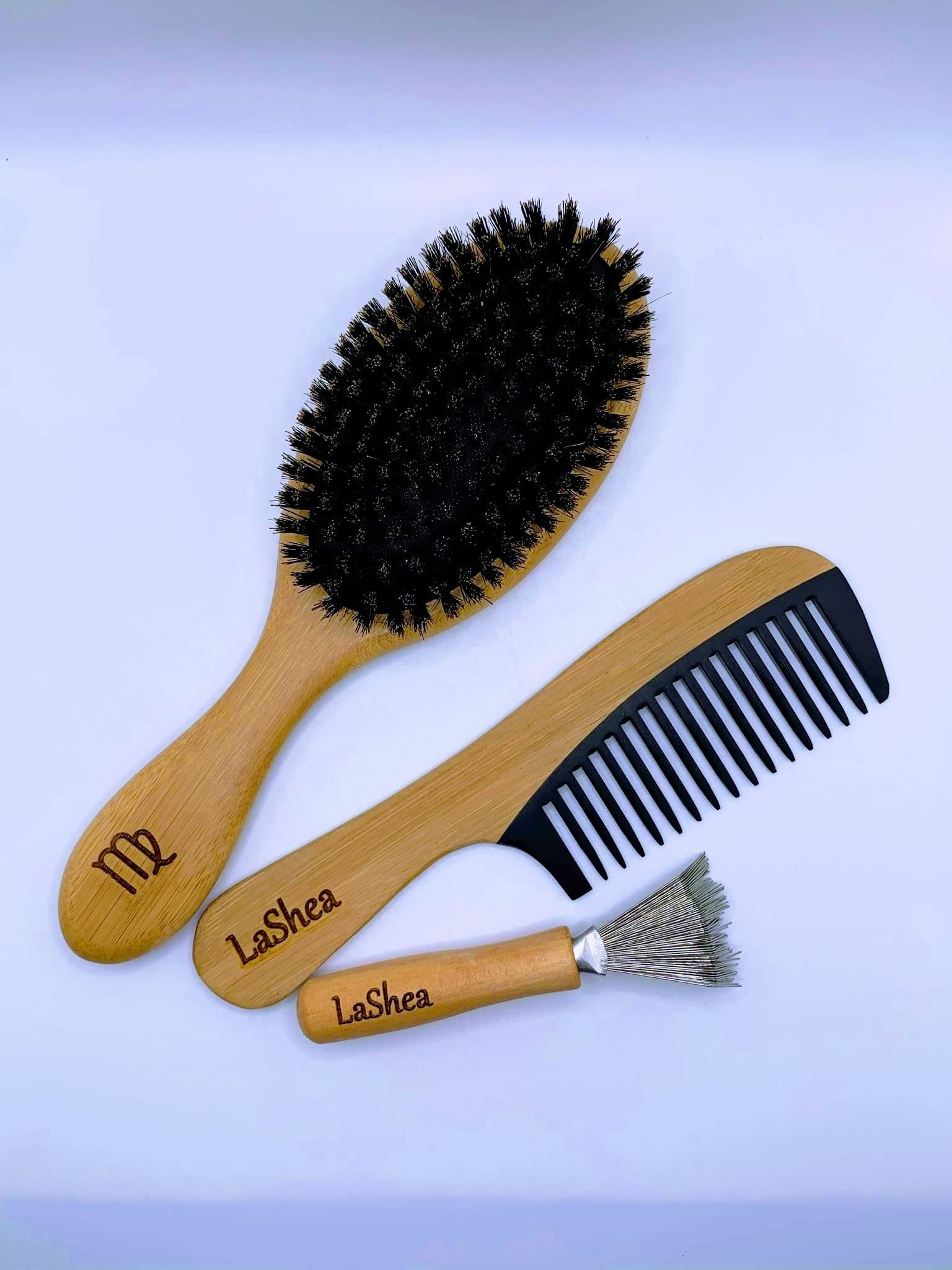 Personalized Hair Care Set Engraved Comb Brush and Cleaner - Etsy Australia Personalized Hair Care Set Engraved Comb Brush and Cleaner - Etsy Australia
