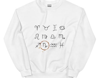 Capricorn Zodiac Sign Crewneck