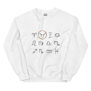 Taurus Zodiac Sign Crewneck