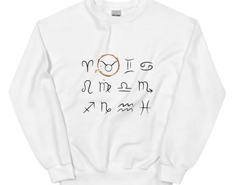 Taurus Zodiac Sign Crewneck