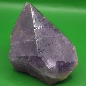 Raw Amethyst Point | Natural Purple Quartz Crystal | Unpolished Healing Stone | Intuition & Calm | Crystal Decor or Gift