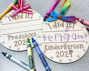 Kindergarten Graduation • PreK Graduation • Preschool Graduate ornament, keepsake, personalized, handwriting, write name