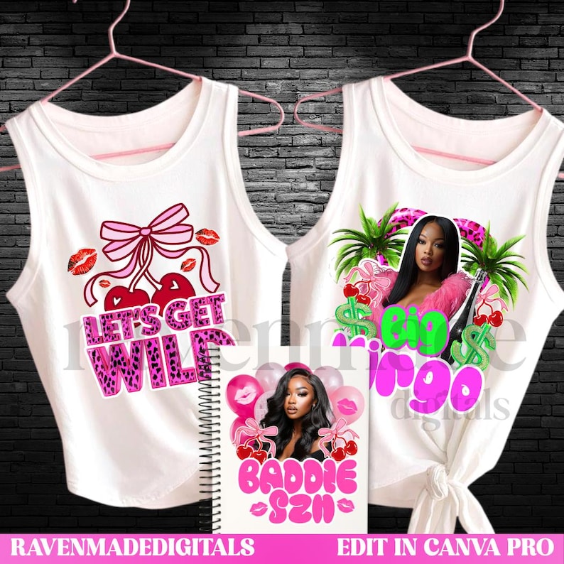 Birthday Cup, Shot Glass & T Shirt Design Bundle, 5 Editable Party Bucket Templates for Custom Birthday Merch Digital Download image 4
