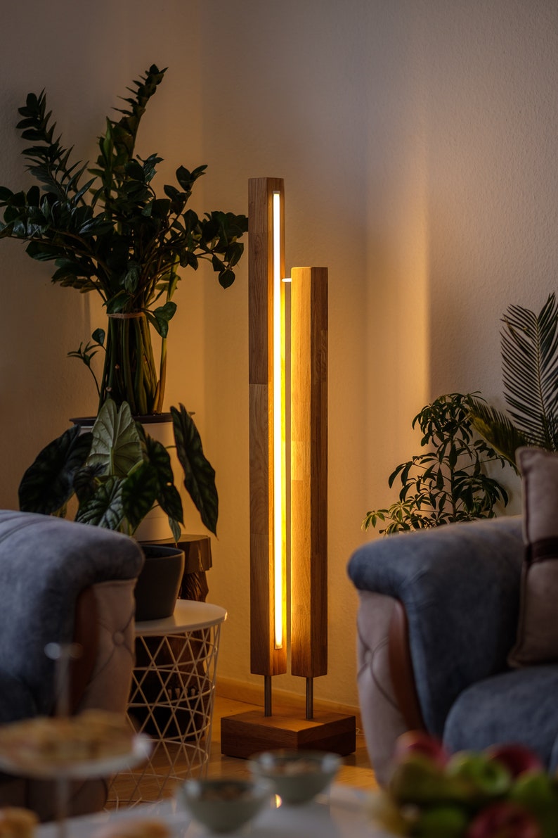 Die Wohnzimmerlampe mit Holzoptik: Natürliche Eleganz für Ihr Zuhause