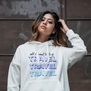 Wanderer travel hoodie clearance